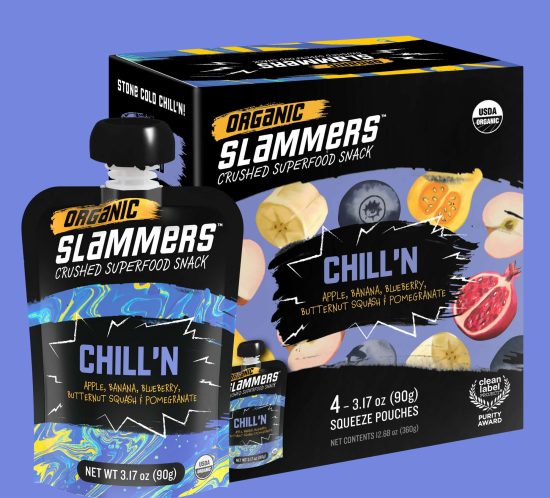 Slammers Chilln pouch and box_blue background