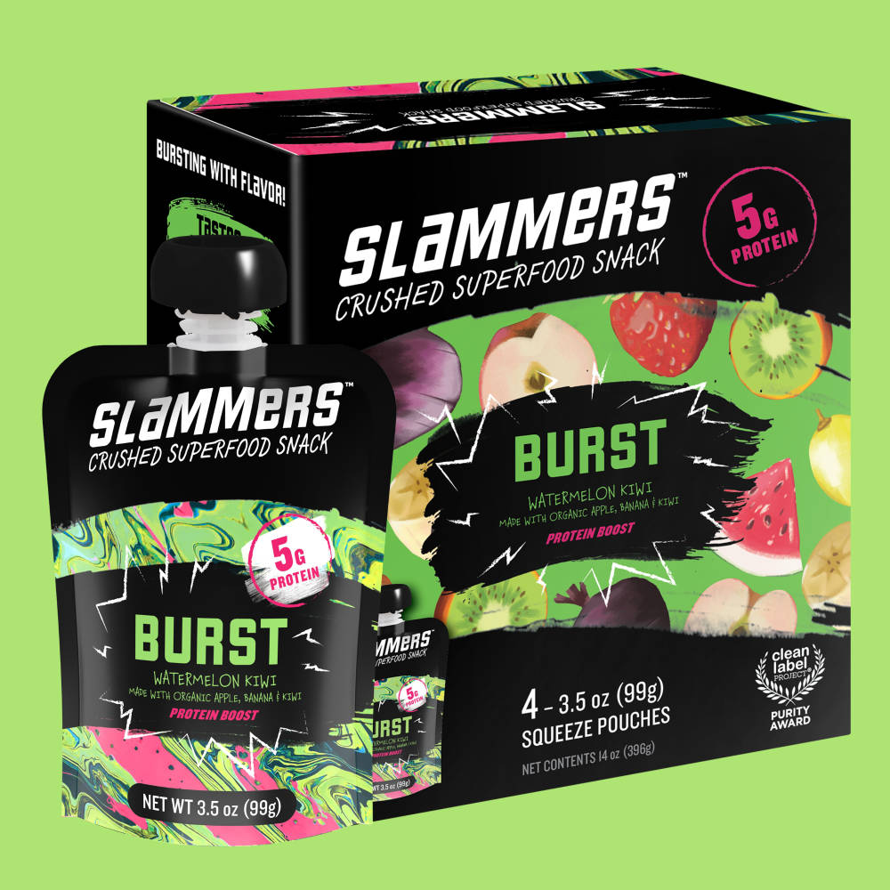 Slammers Burst pouch with box